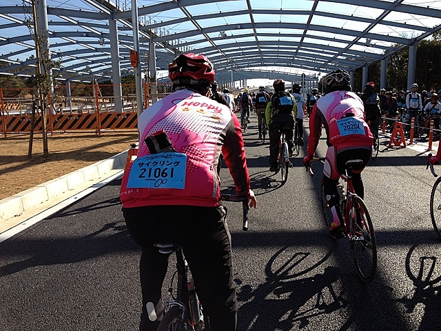 東京ゲートブリッジへ出発