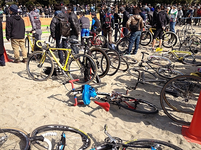 シクロクロス東京 ピットエリア