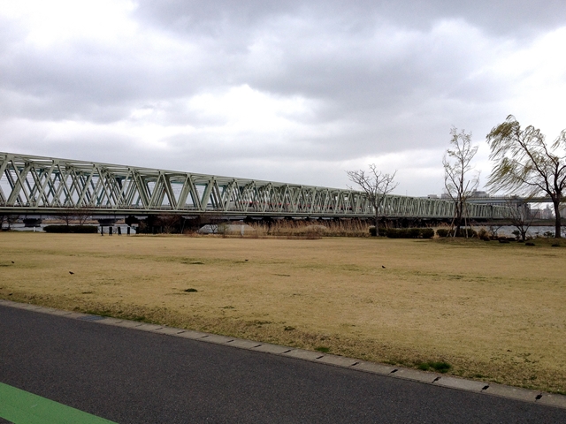 総武線が停車中