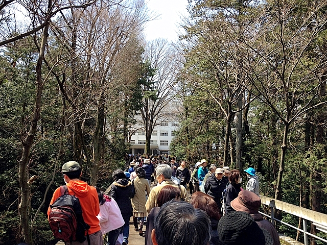 日立中央研究所庭園 入口
