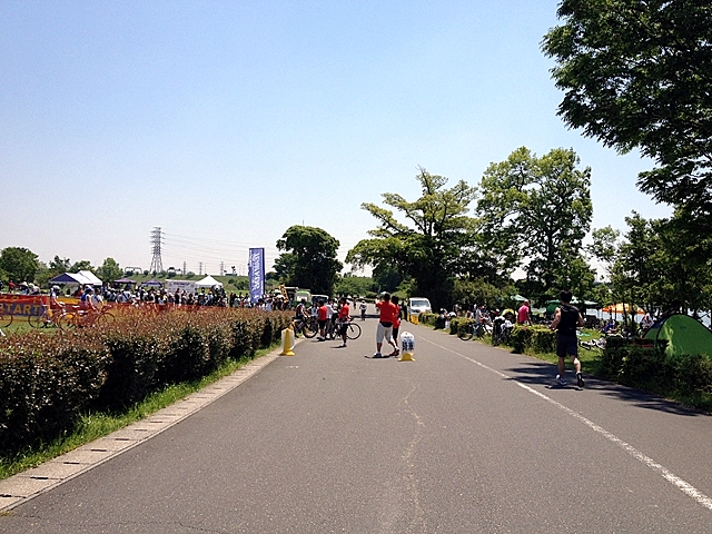 彩湖のトライアスロン