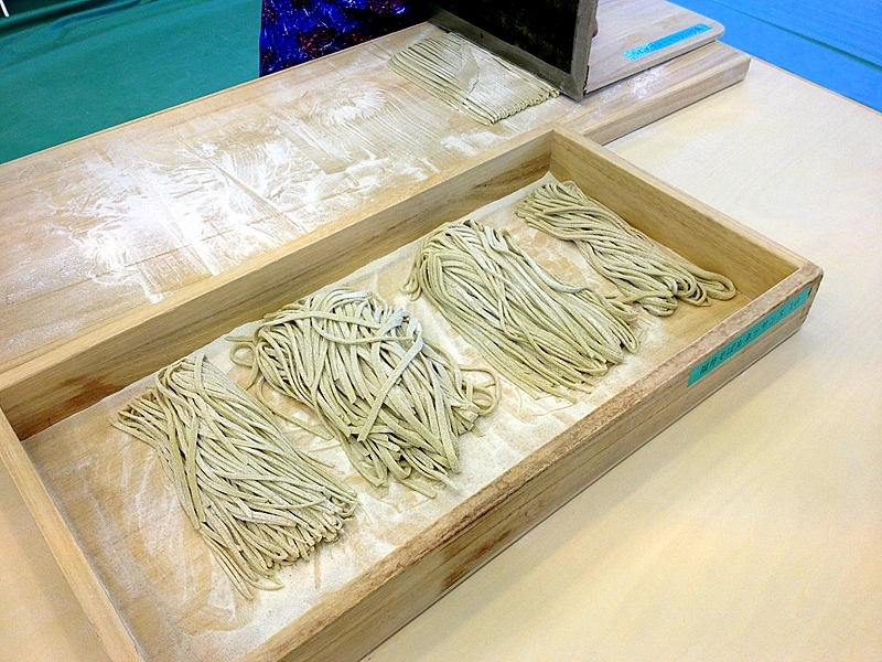 手打ちそば完成