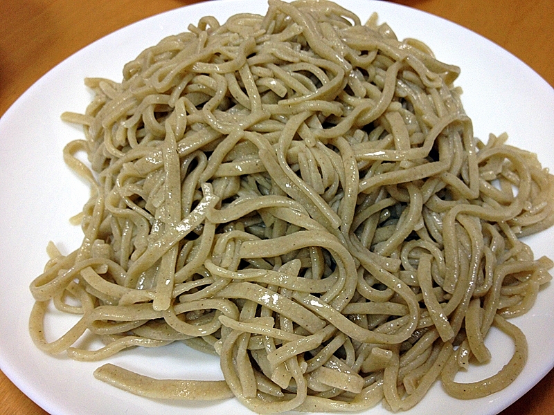 自作のそば