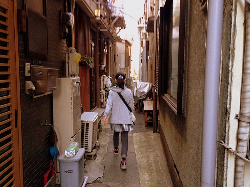 佃島の路地裏